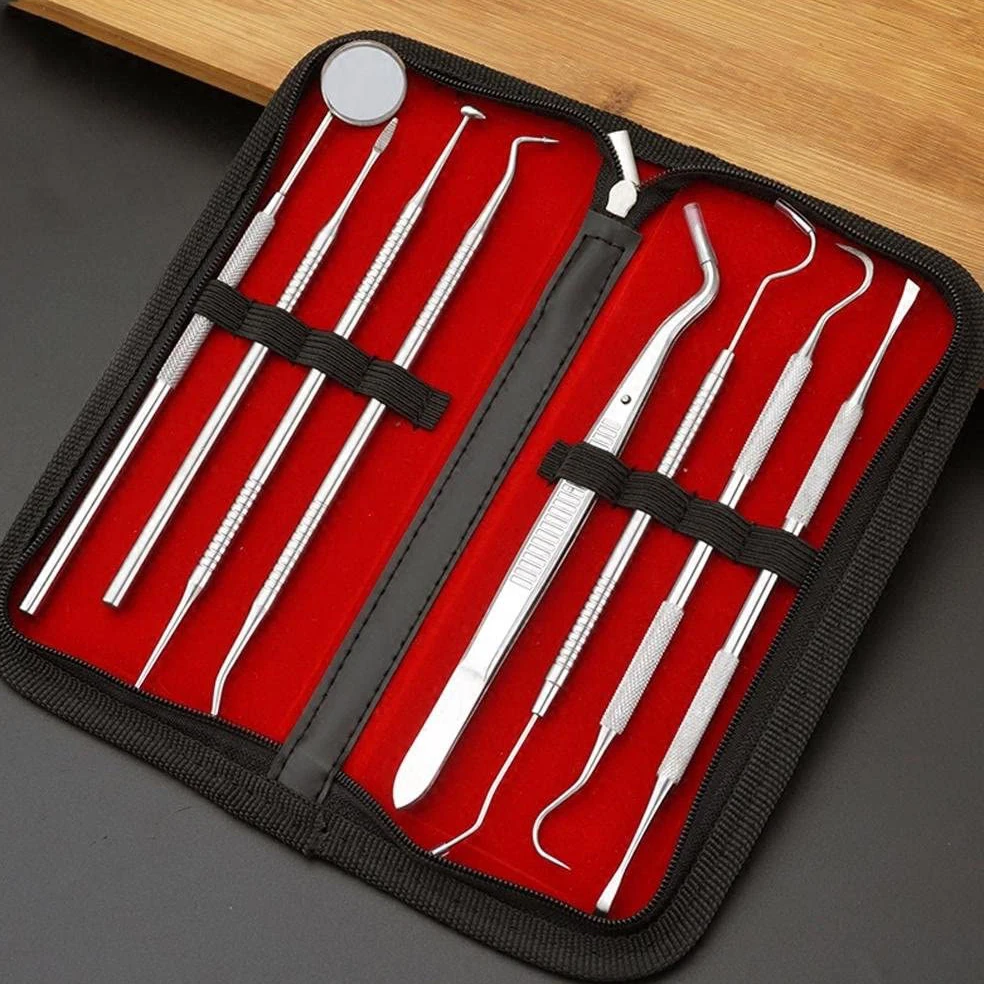 5 Pice Top Quality Dental Tools Set Dentist Hygiene Instruments Kit Including Dental Mirror Dental Instruments Manufacturer