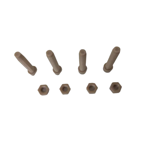 PEEK PPS ABS Plastic Nylon M8 Hexagon Socket Screws Plastic screw NUTS