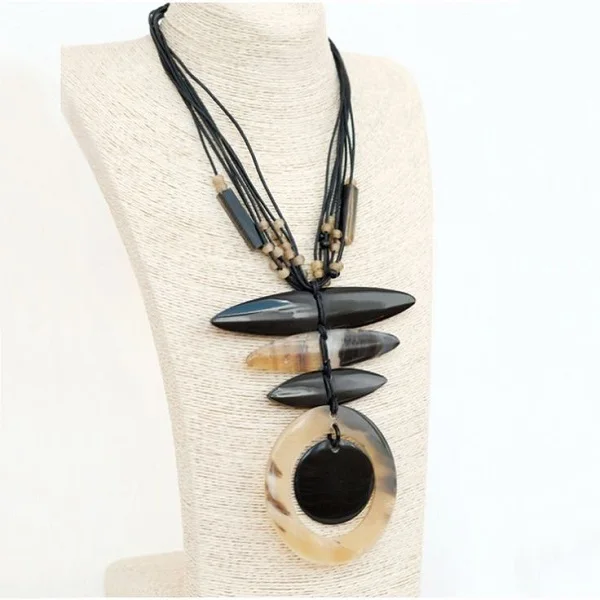 Global Exporter Widely Selling Optimum Quality Fashion Jewelry Buffalo Horn Necklace for Women at Wholesale Price from India