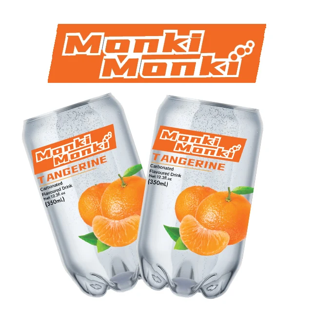 Hot Selling Online Beverage Monki Monki Fruity Soft Drink Carton Halal Certification Carbonated Soft Drink Asian Manufacturer