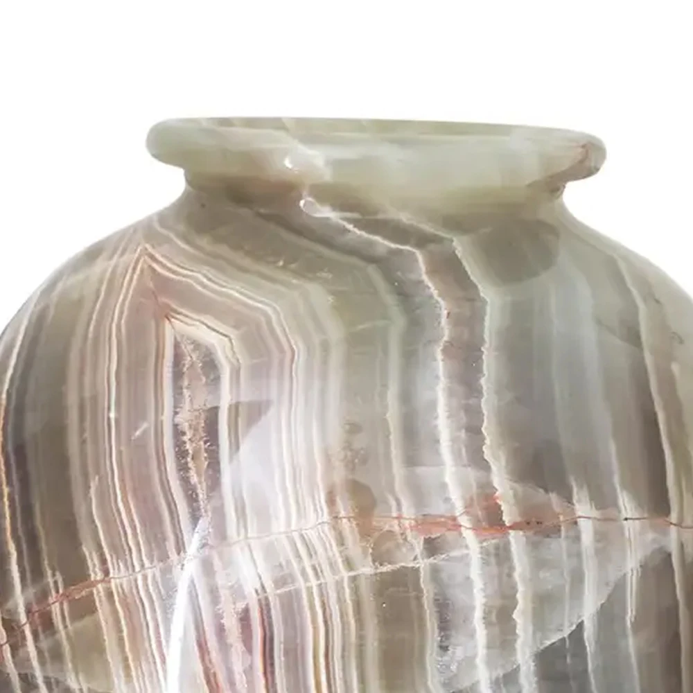 Different Colors And Size Round Shape Onyx Vase Factory Made OEM ODM style Multipurpose Onyx Vase For Sale