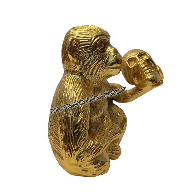 Алюминиевая металлическая фигурка обезьяны для домашней гостиной декор стола в отеле и ресторане