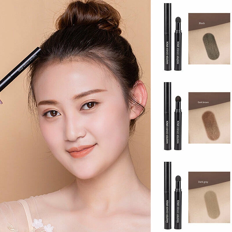 Private Label black hair dye pen Touch Up For Gray Hair Root Cover Up hairline concealer pen