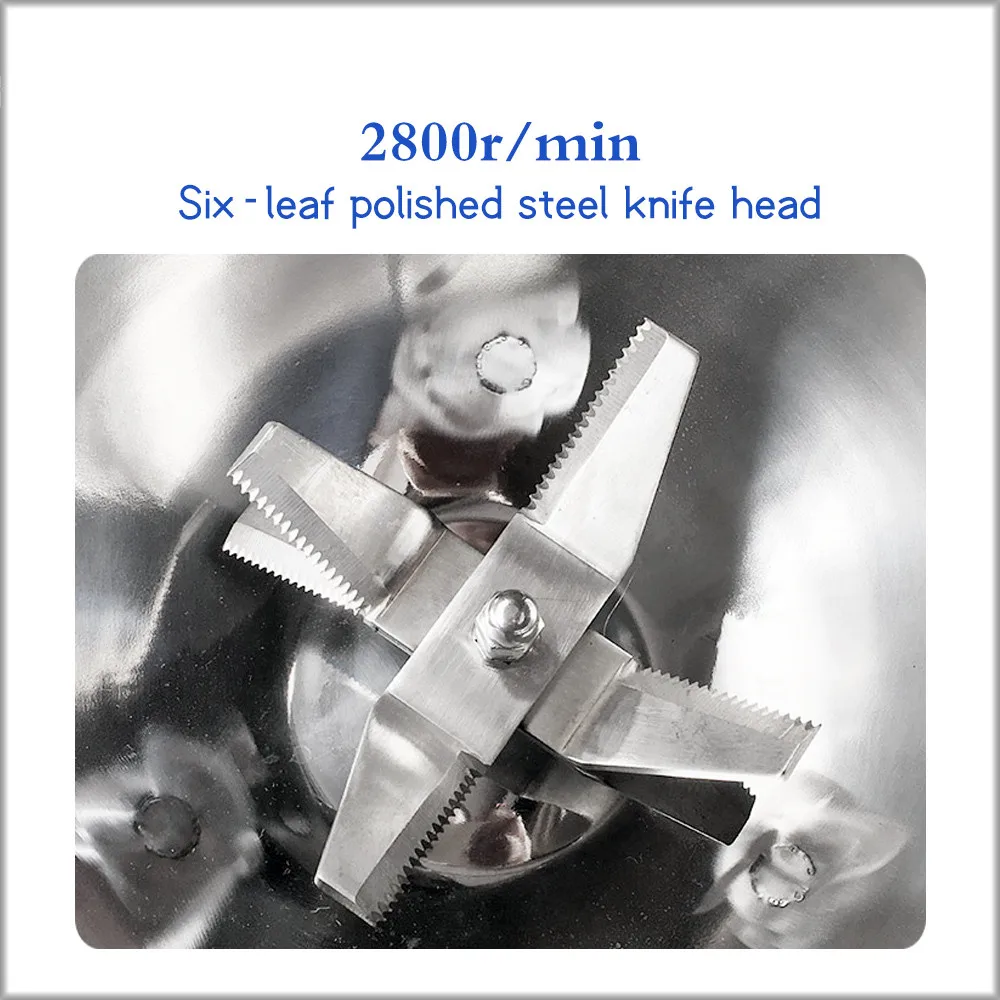 Commercial Smoothies Machine Blender Electric Slush Machine Low Noise Ice Crushers Food Mixer Household Machine