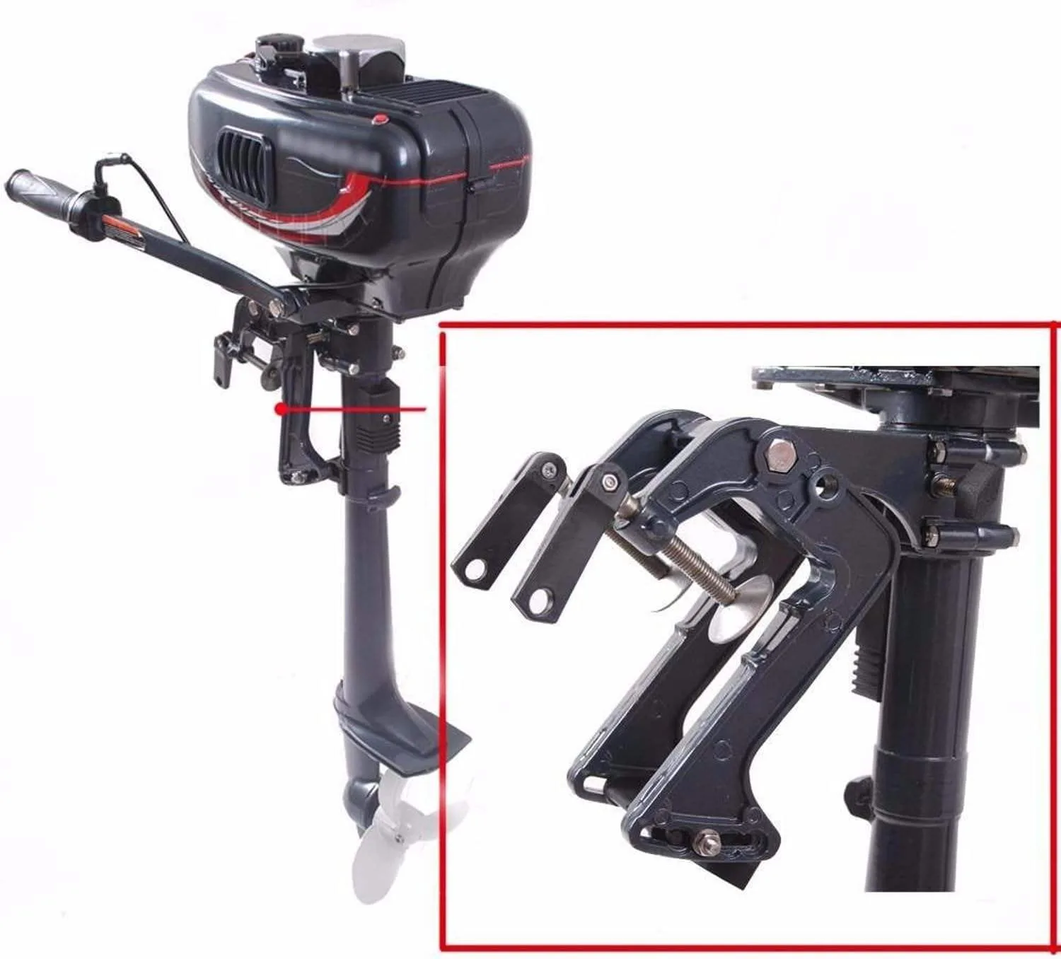 Новый оригинальный доступный двухтактный лодочный мотор HXGLPSNG сверхмощный двигатель мощностью 3 5 л.с.