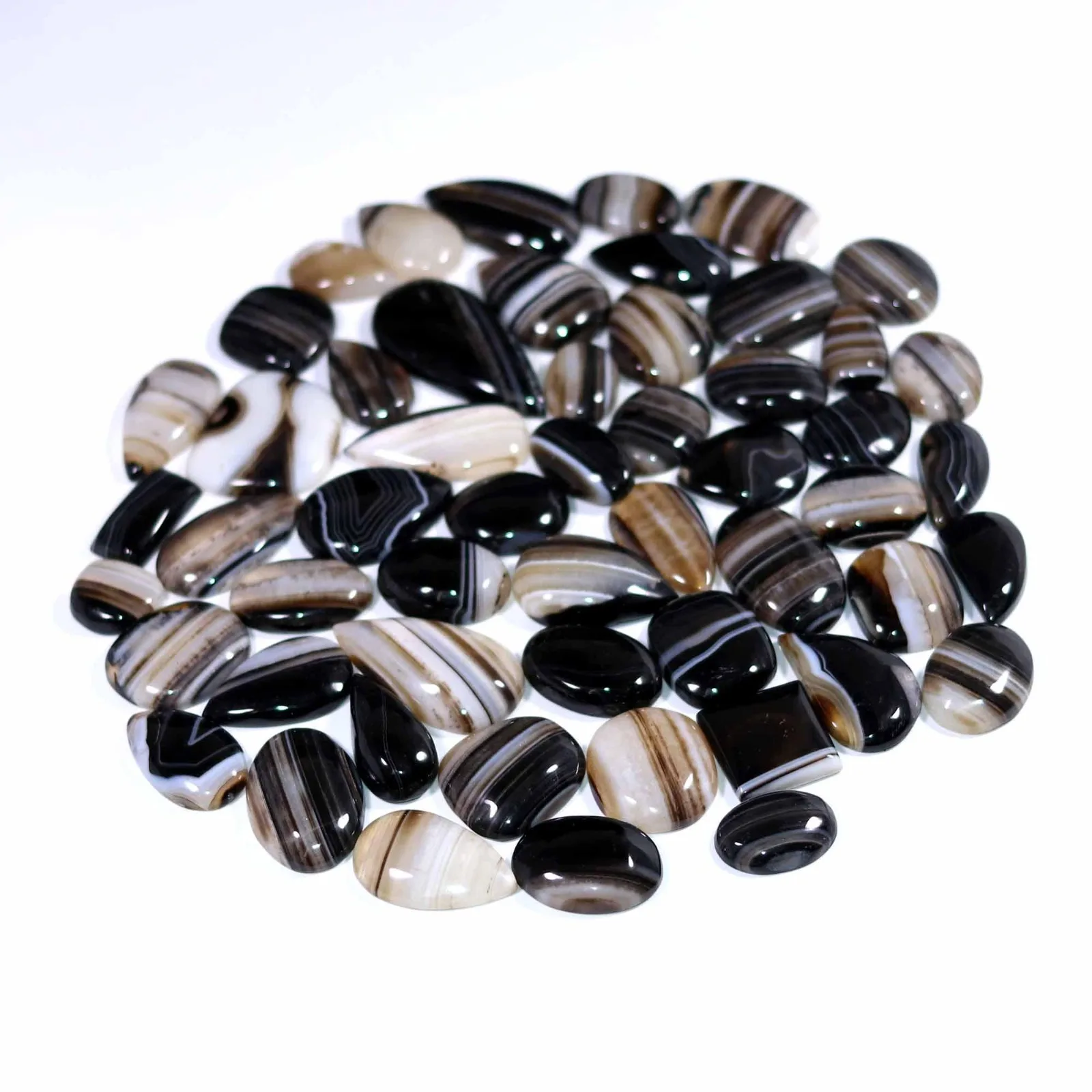 Dendritic agate slice Agate Slice Loose Designer Gemstone Cabochons Wholesale Lot For Pendant Or Wire Wrap Jewelry Making Supply