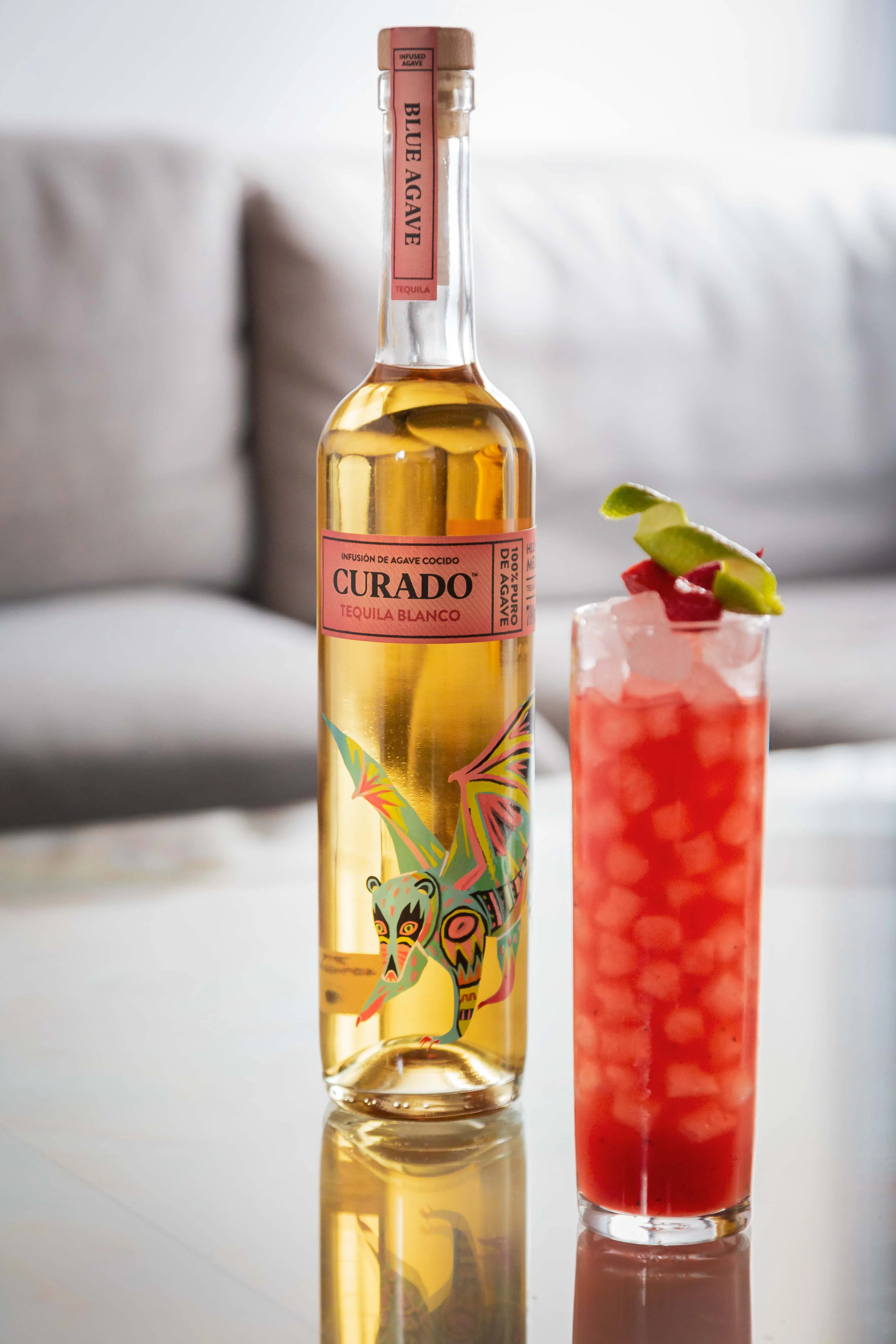 CURADO BLUE WEBER AGAVE BOXES OF 40% ALCOHOLIC BEVERAGE TEQUILA DRINK MADE IN MEXICO. PERFECT FOR COCKTAILS AND PARTIES