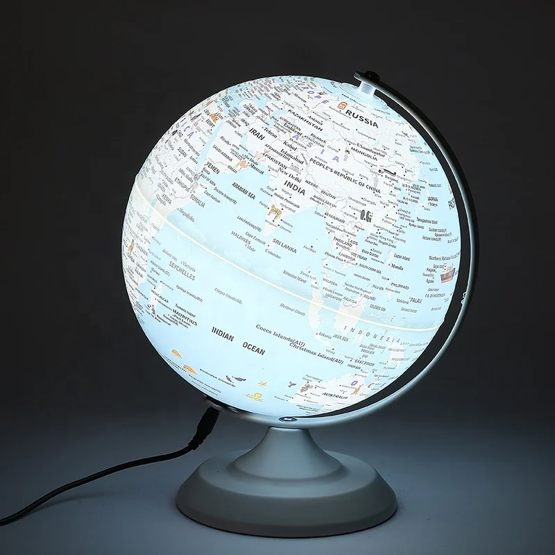 Pink blue  Earth Globe  Modern Lighting Desk Globe Home Decoration toys