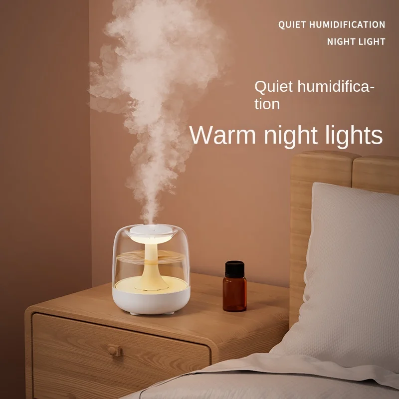 Luxury High Household USB large spray 440ml   7 color silent mini water lamp humidifier Aromatreatment diffuser