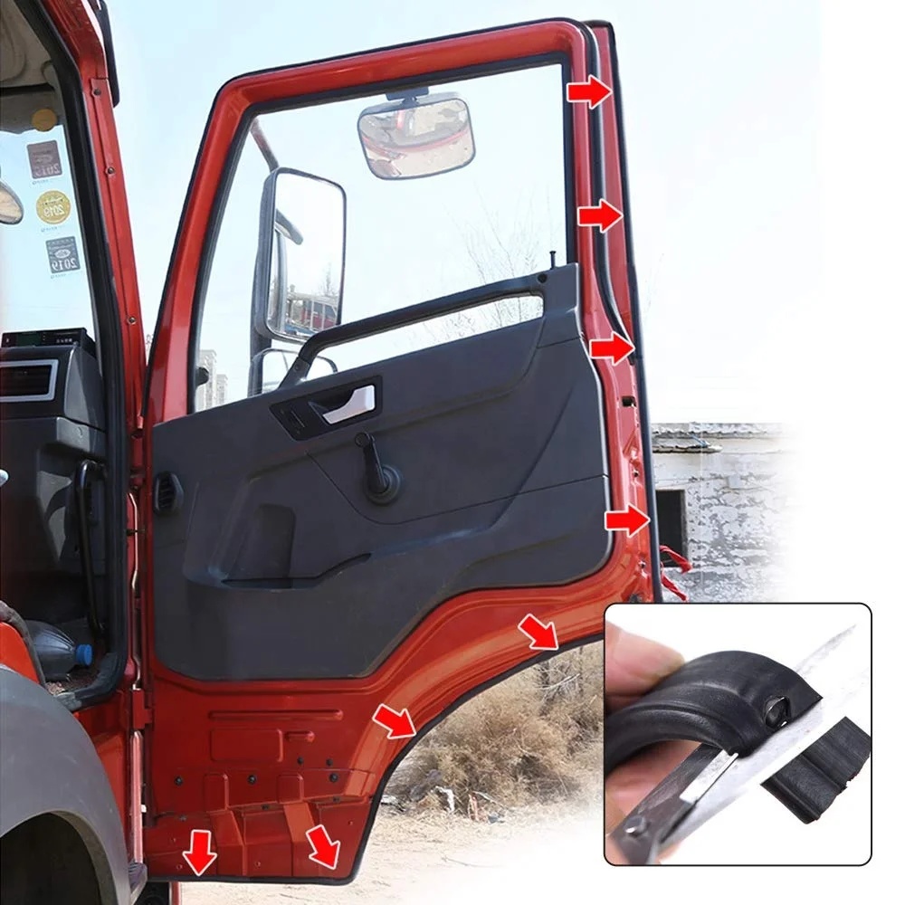 Car Door Seal Strip | Trim Seal with Side Bulb | PVC Plastic EPDM Rubber Seal
