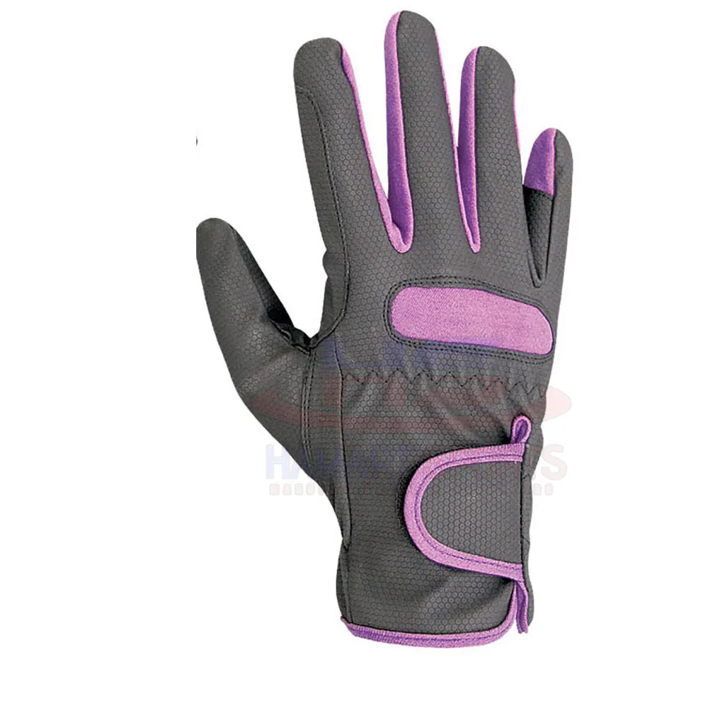 Horse Riding Gloves Hot Selling 100% Goatskin Leather Horse Riding Gloves Custom Full Finger Gloves For Sale