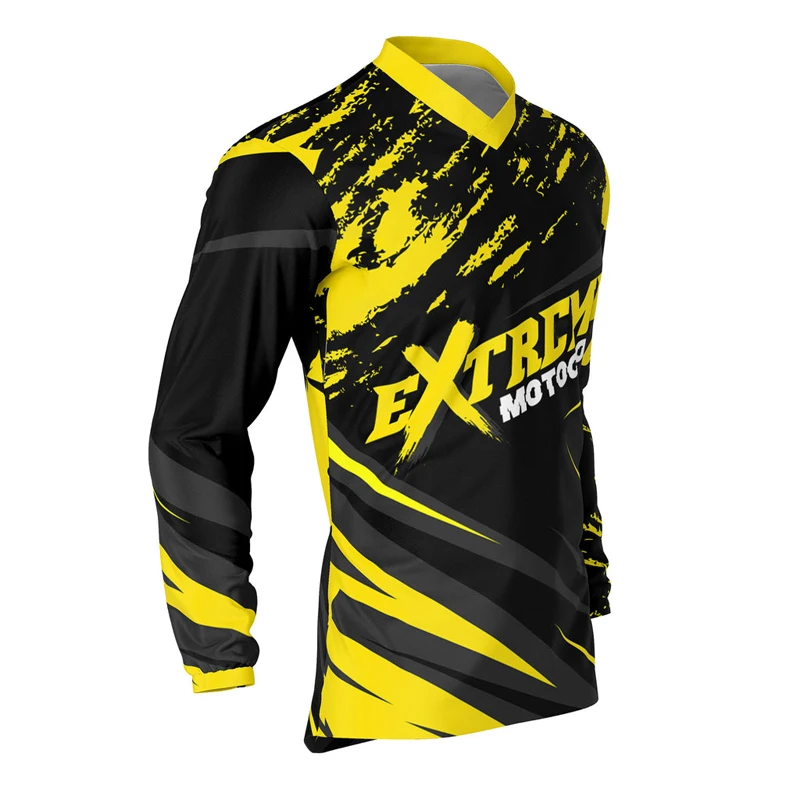 Men Moto Cross Jersey Outdoor Motorcycle Cycling Racing Jersey Shirts
