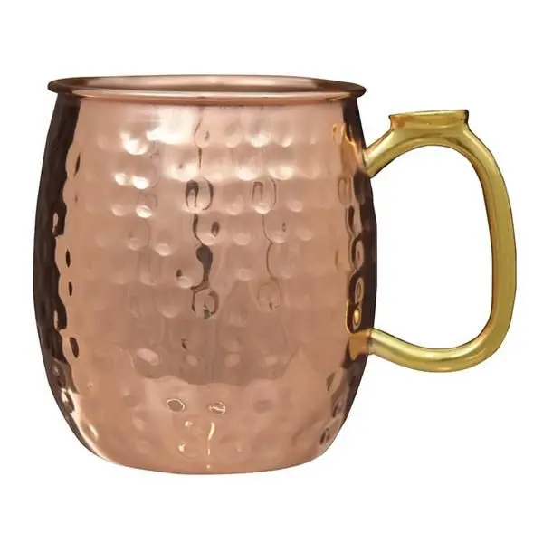 Hammered Design Black Finished Pure Copper Mug Set of 2 Black Powder Coated Moscow Mule Coffee Mug Copper Mug