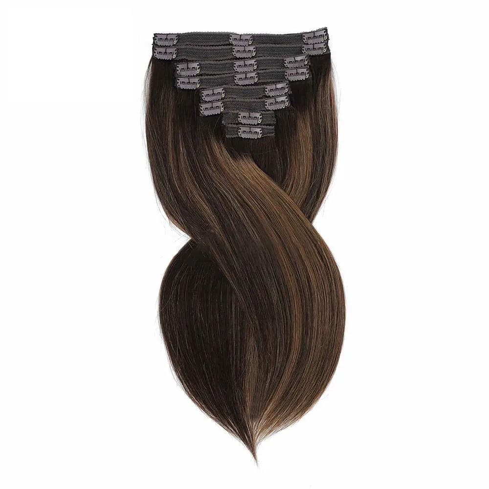 Top Choice Clip in Hair Extension Super Double Drawn Cuticle Aligned Hair Extension 100% Remy Virgin Hair Competitive Price