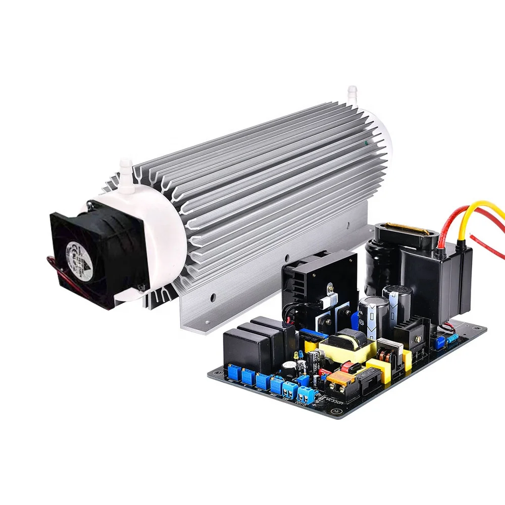 Adjustable quartz 10-60g ozone generator/ ozone parts with power supply