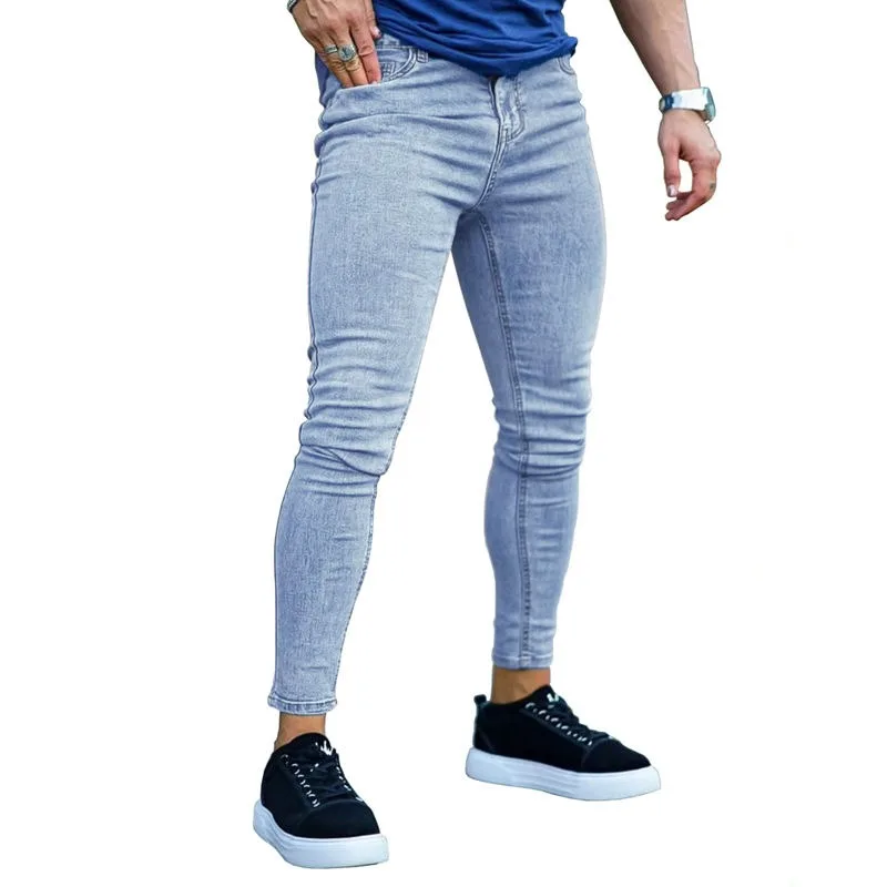 Wholesale New Fashion Overalls Trousers Denim Suspenders Black Jeans Stylish Jeans Pant For Men