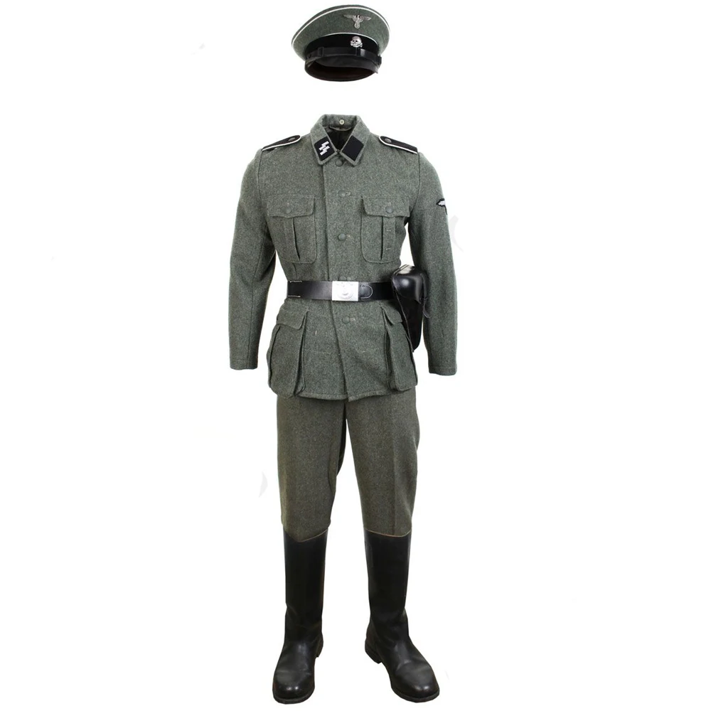 WW2 GERMAN FIELD ENLISTED OFFICER UNIFORM COMPLETE SET
