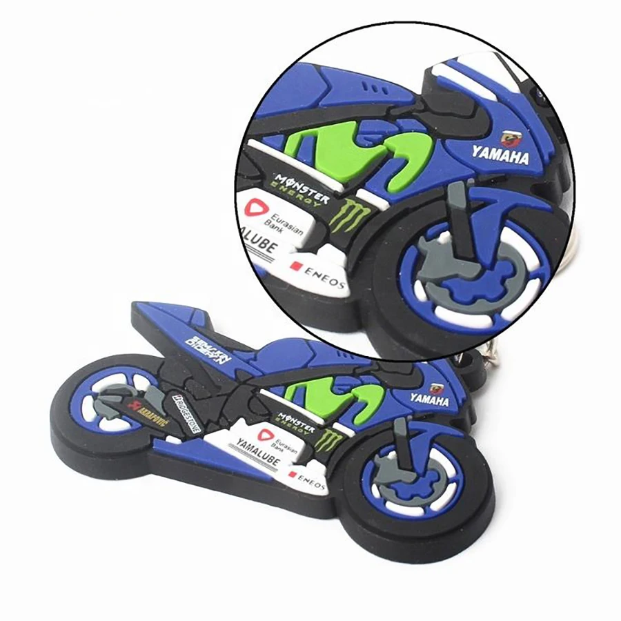 Custom 2D/3D anime soft pvc keychain Make Rubber sport Key Chain Your Logo keyring with chain