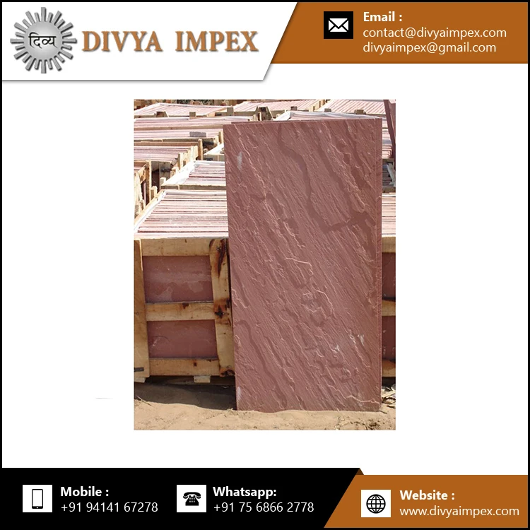 Прямая поставка с завода, высококачественный внутренний песчаник, шоколад, Красный песчаник по лучшей цене