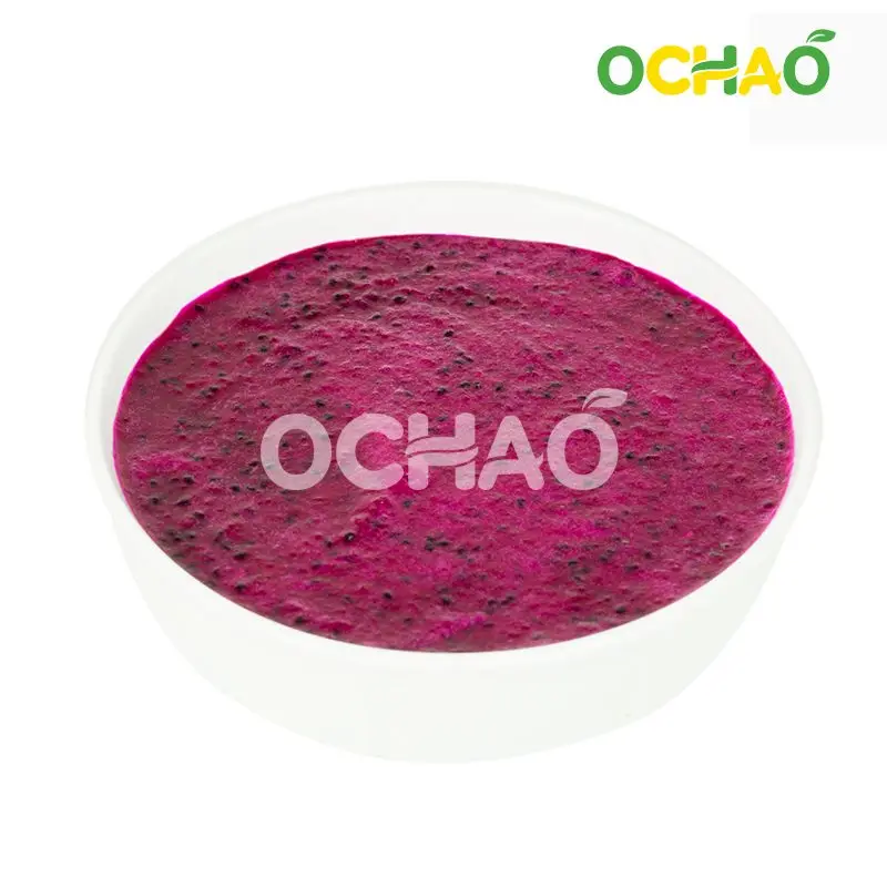 Best Selling Vietnam Around Year Season IQF Fruit from 100% Natural Dragon Fruit Red Color Frozen Red Dragon Fruits