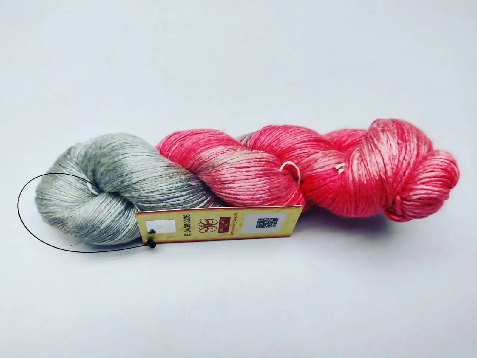 duke spun silk yarn indian Pure Silk Thread for Weaving Knitting crochet embroidery jewellery making art and craft soft and shin