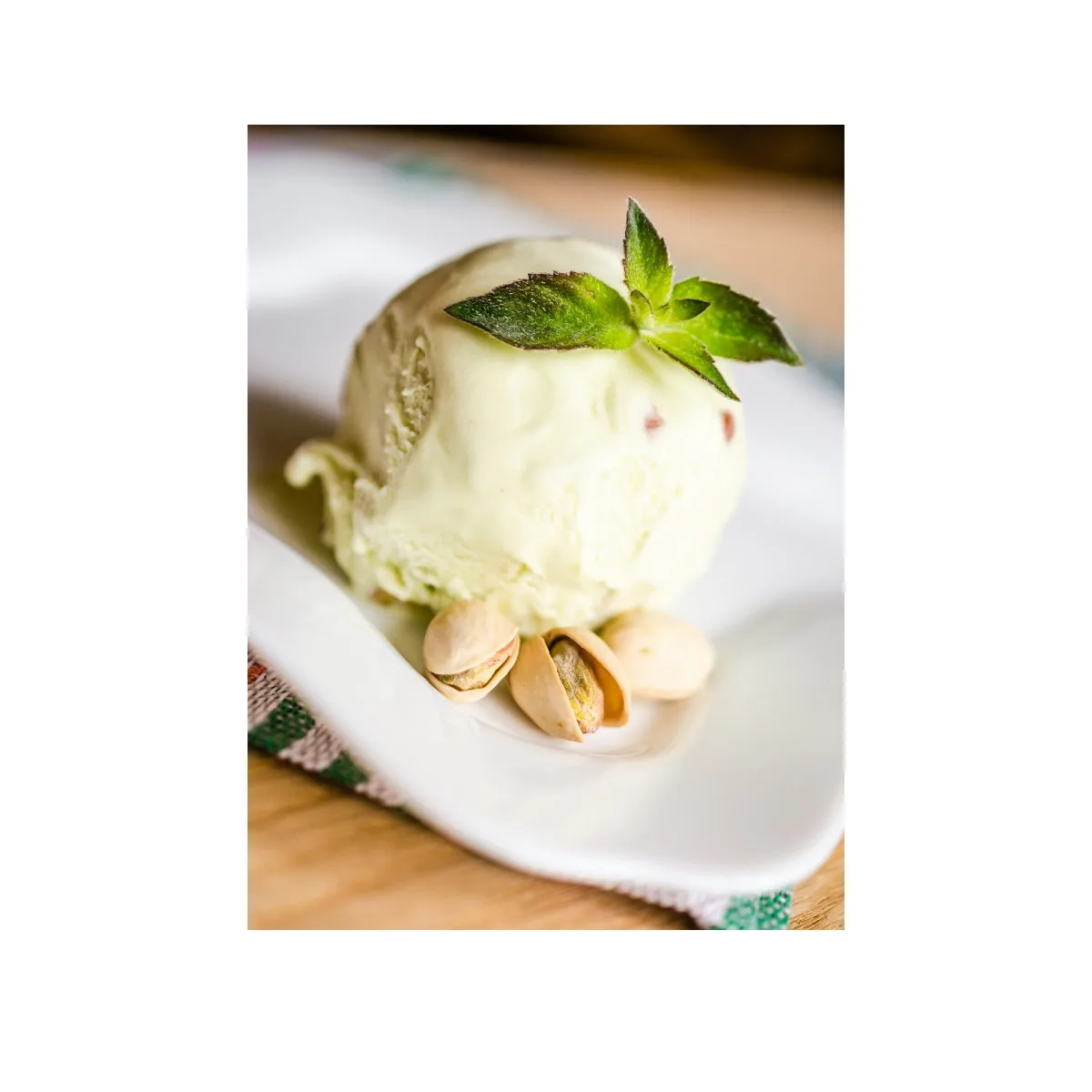 New Product Lactos free and Vegan Ice Cream - Pistachio Ice Cream Powder Flavors - Gelato in 10 min - Ice Cream Shop