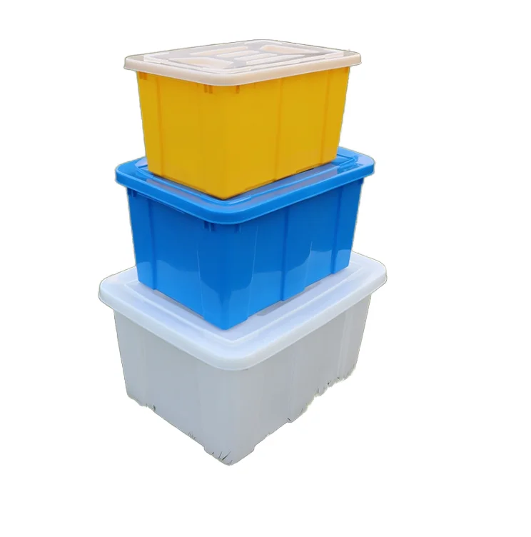 wholesale Large 30L-2200L Plastic crates HDPE Solid Turnover Box long plastic liquid container