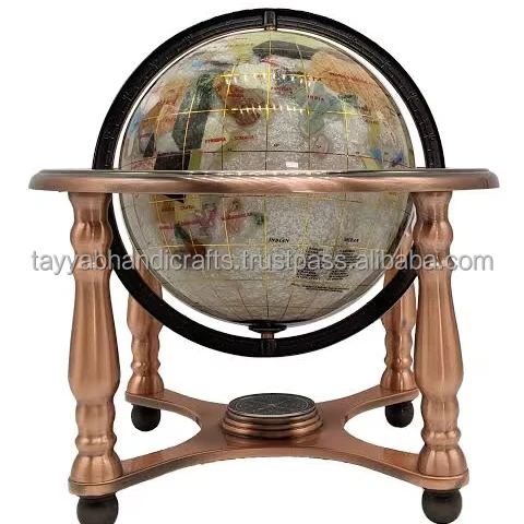 new products mova decoration world sailboat novelty gifts globe earth globe decor globe by Tayyab handicraft