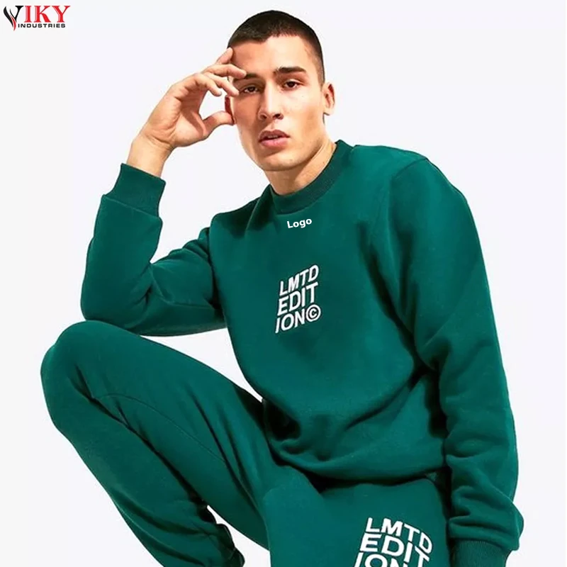 Мужской тренировочный костюм VIKY INDUSTRIES мужской с вышивкой из шенилла выполненный в Пакистане