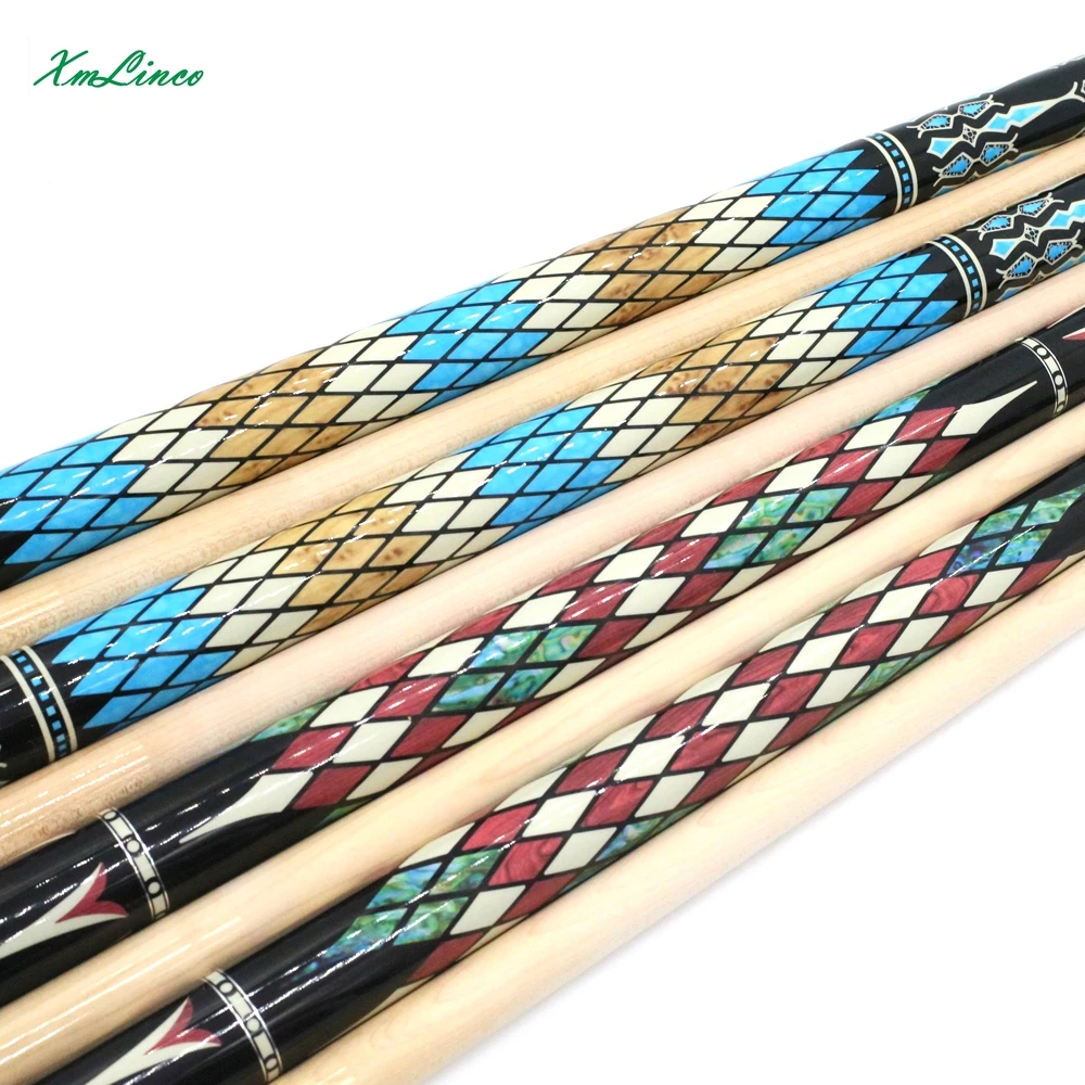 Xmlincos Cue Hot Selling 1/2 Split Professional Standard Radial Joint 142cm Carom Billiard Cue Stick Carom Cue