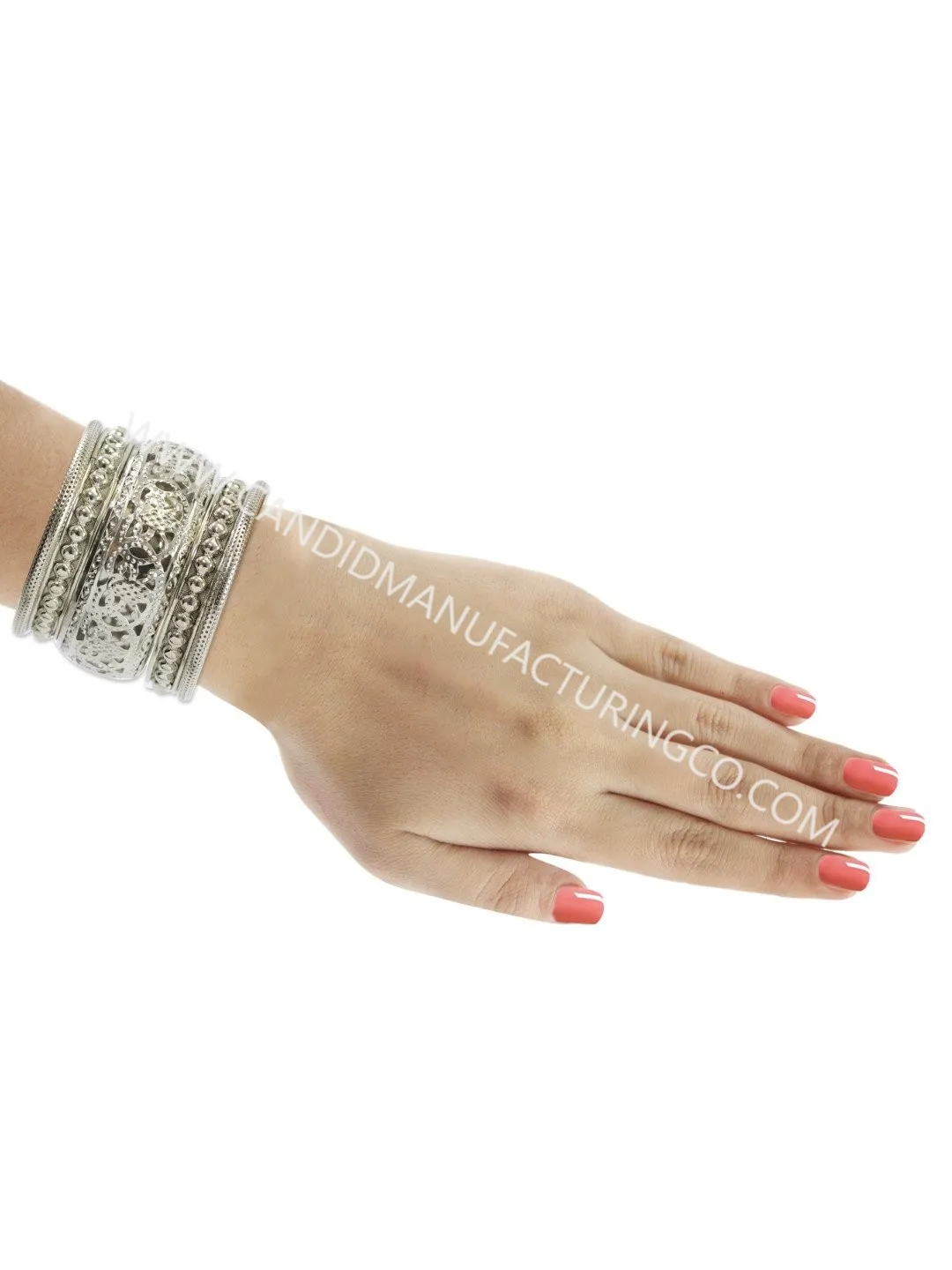 New design fashion bangles  Glass with Metal Bangle Set Fashion jewelry & Accessories handmade Direct factory sale