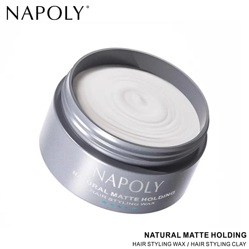 NAPOLY Hair Wax Private Label Manufacturer Organic Natural Best Elegance Perfume Strong Hold Pomade Styling Turkey Mens Hair Wax