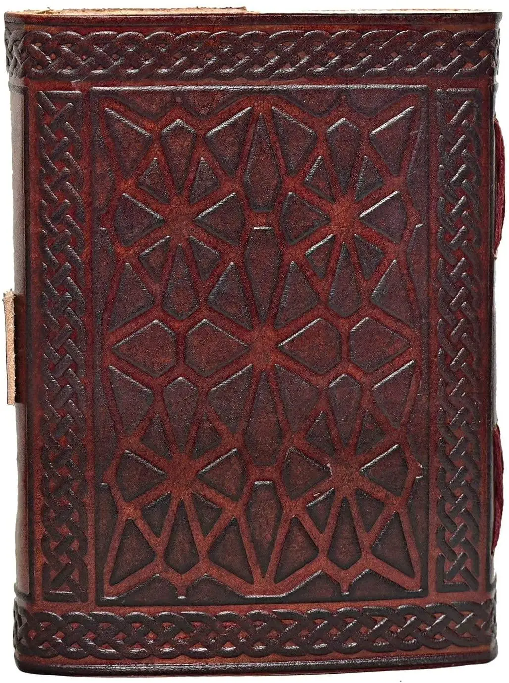 Blue Lapis three  Moon Embossed Vintage Leather Journal Celtic One latches Journal Notebook Diary sketch book for gifting him