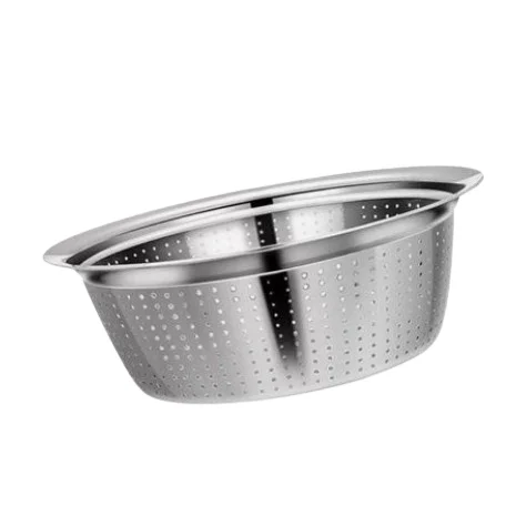 Mesh Design Colander Wholesale Kitchen Stainless Steel Mesh Sink Basket Strainer Vegetable Washing Colander