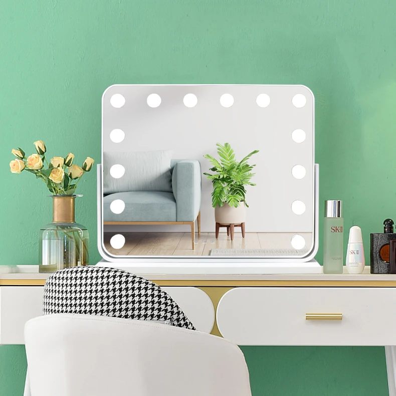 New Designed Mirror Makeup Lights Hollywood Mirror Lights Magnified Makeup Mirror Led Smart