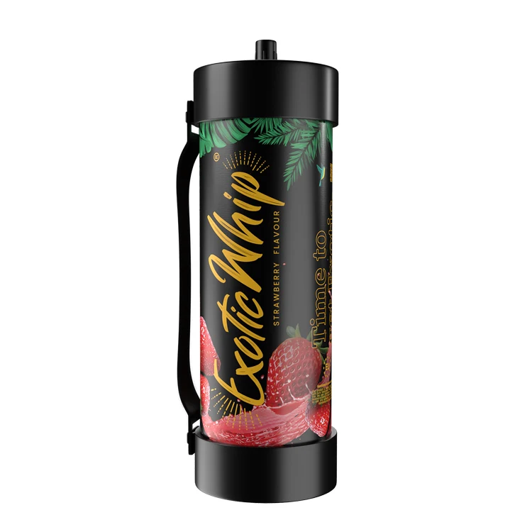 Genuine Exporter Selling Top Notch Quality Original Exotic Whip Strawberry Flavor Cream Charger 2 kg Disposable Cylinders