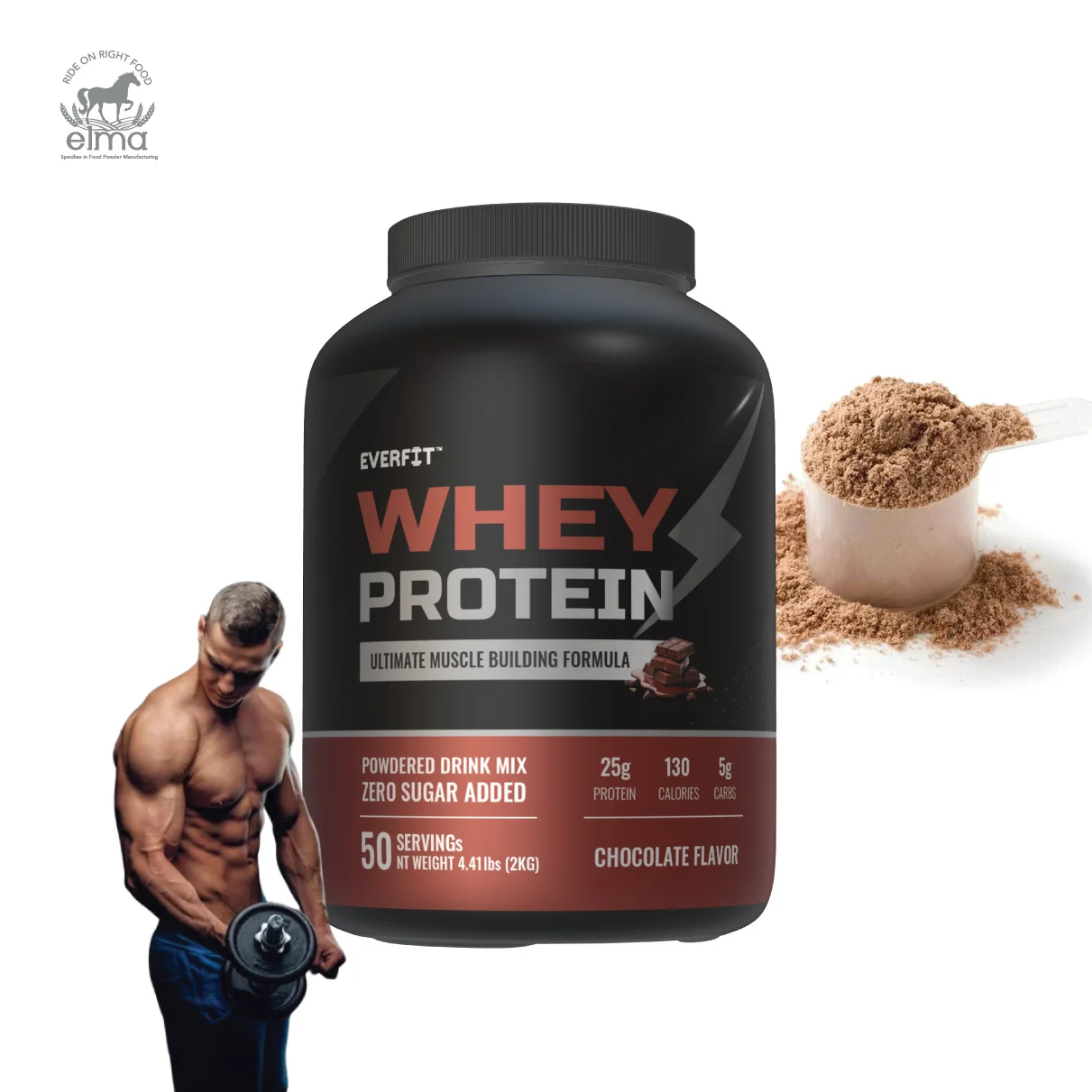 Factory Price Muscle Gain Whey Protein Powder whey protein isolate Sport Supplement Shake  Bottle Packaging protein skimmer