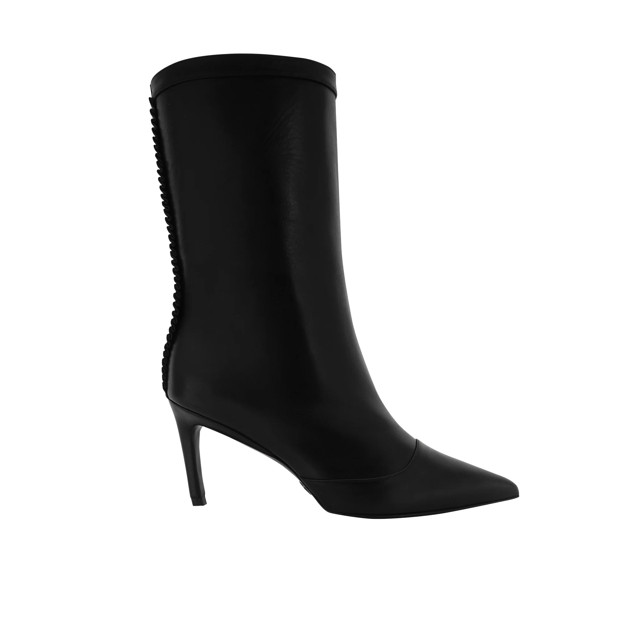 High Quality Made in Italy Woman Ivory Camel Two Tones Fashion High Heel Ankle Boot Catwalk