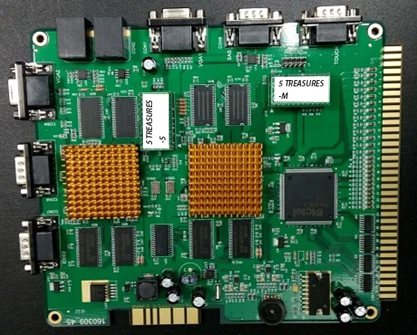 5 treasures arcade machine bally PLAY  GAME BOARD WMS550 POG game board factory