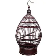 Elegant Bird Cage Ceiling Light Hanging Pendant Iron Shade Metal Indoor Lighting Decorative Supplies Custom Finished