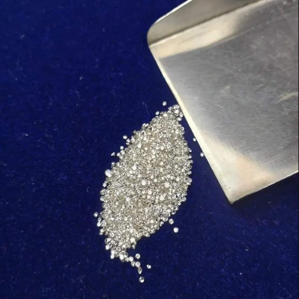 Round Brilliant Cut Melee 2.10 mm D-F VS1-SI2 EX-VG Cut Polished Natural Diamonds factory wholesale price jewelry