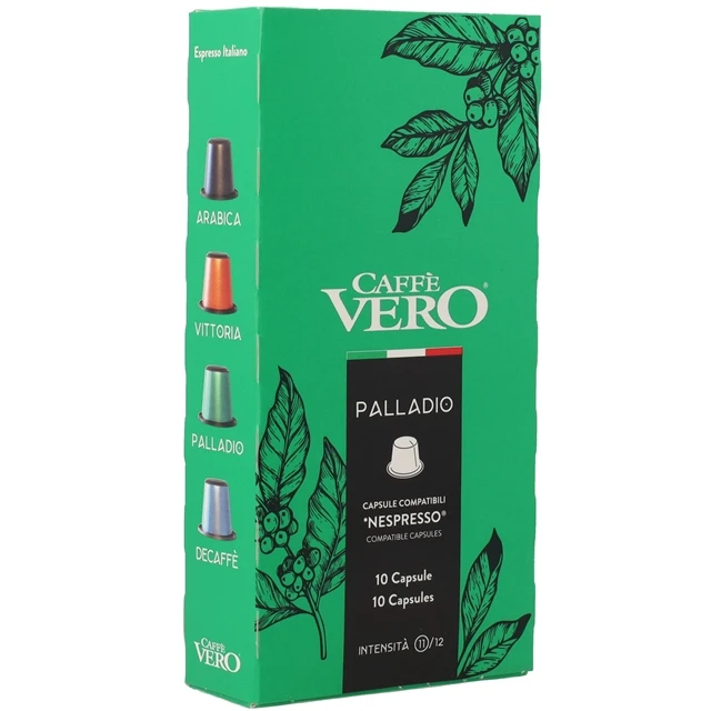 Italian Made Nespresso Compatible Capsules - Different Blends Available Including Decaf - 10 capsules per Box