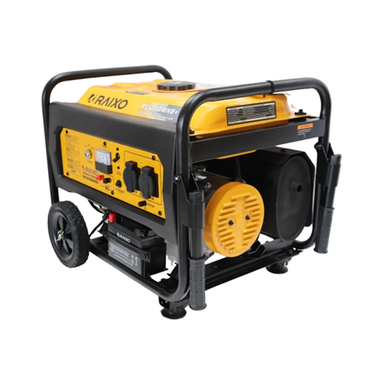 15L Large Fuel Tank Capacity 3KW Power High Performance RAIXO R5500DWHB+Gasoline Generator Manufacturer