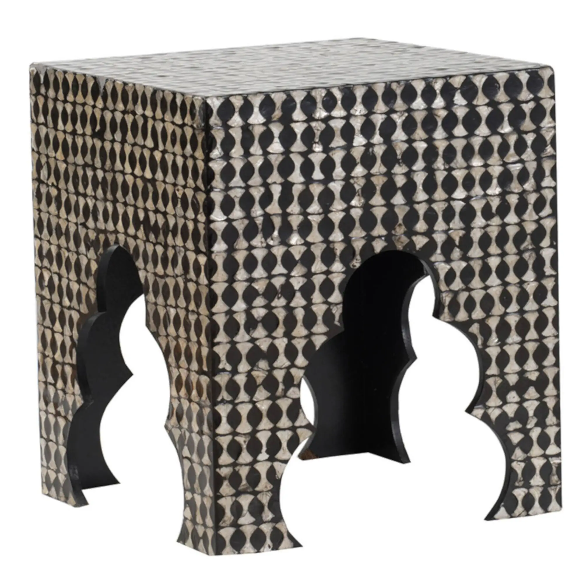 Trendy Stool Vintage Home larger image Add to Compare  Share High quality bone inlay stool new color and design black and white