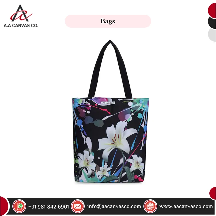 Indian Exporter of Custom Printed Recyclable Promotional Branding Bags Cotton Canvas Tote Bags/ Mesh Bag for Grocery Shopping