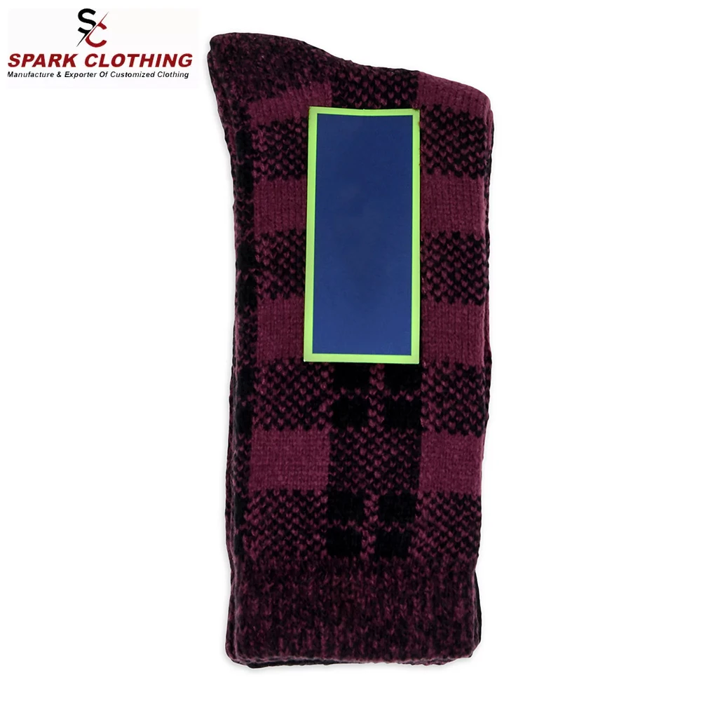Black Plain Socks For Adults Cotton Custom Fabric Winter Season Wear Comfortable Socks Made in Pakistan