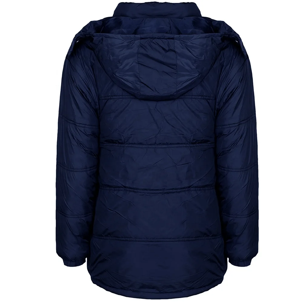 Custom men best quality long Puffer padded hooded coat Jackets parks long sleeve Puffy coat for men