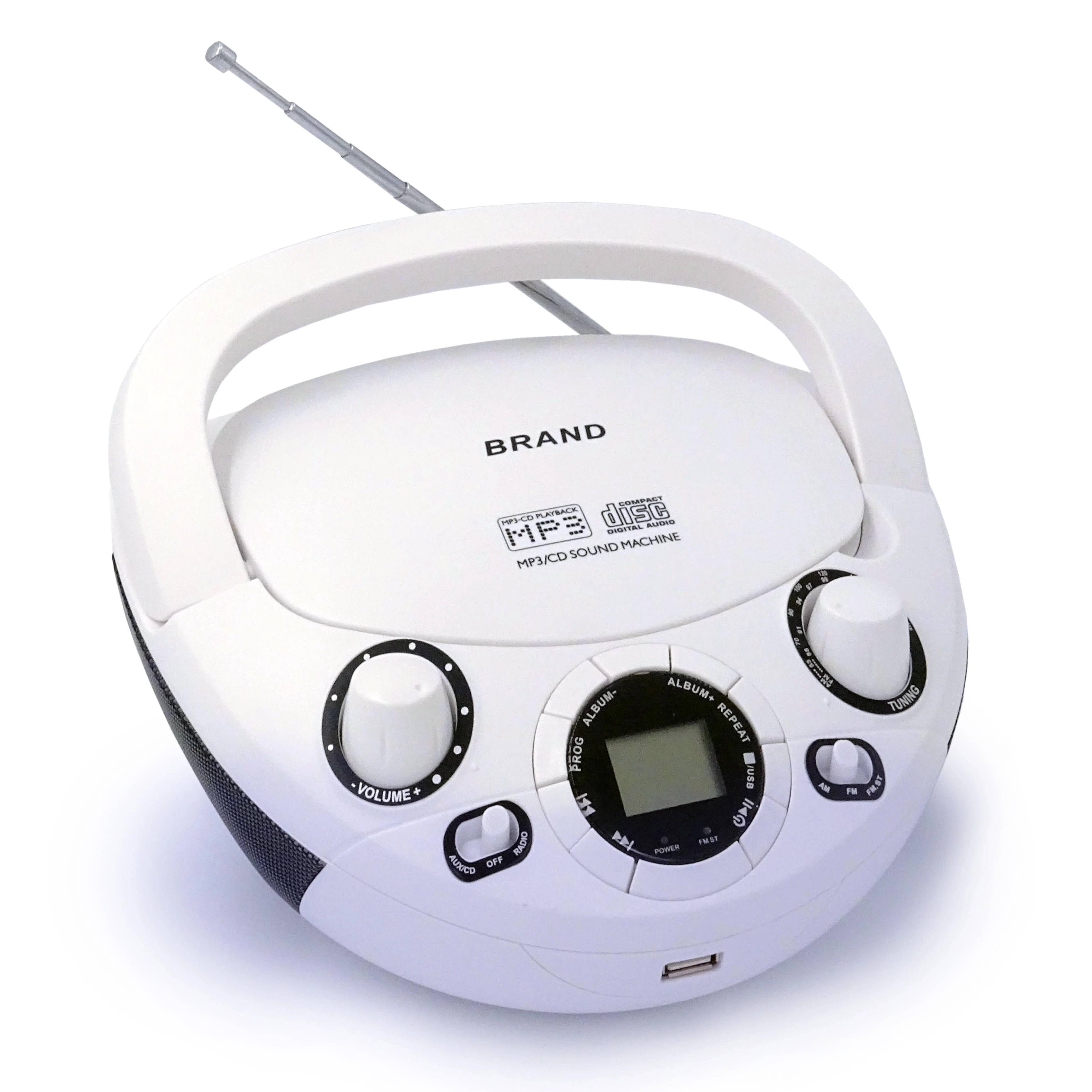 Portable Top Loading CD  Boombox  Stereo Player AM/FM Radio