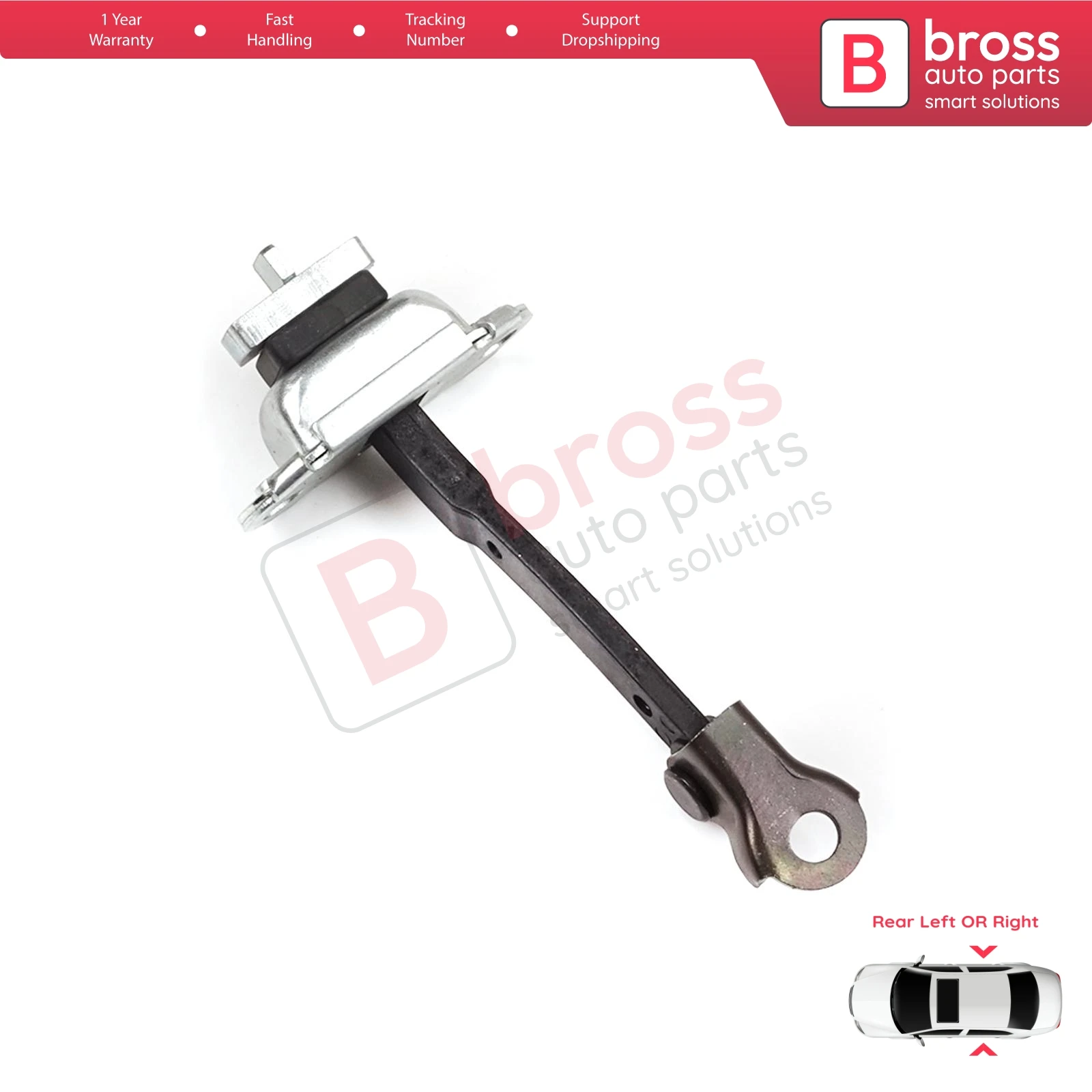 BDP1364 Rear Door Stop Check Assy Limiter Strap for Toyota Yaris Echo Verso FunCargo Vitz Platz MK1 P1 P2 1999-2003 Pre-Facelift