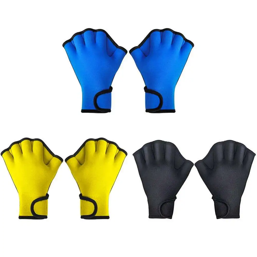 Premium Quality Neoprene Fit Swim Training Gloves Swim Gloves Fitness Water Wholesale Webbed Diving Gloves